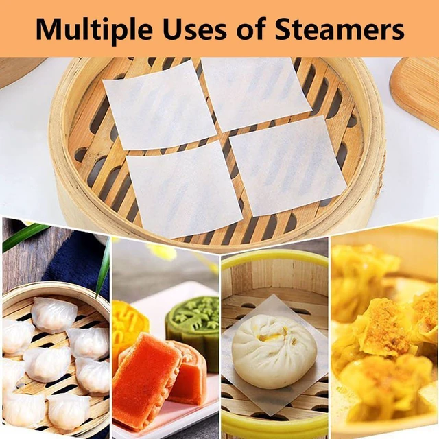 Alt view image 6 of 7 - 100Pcs 6" x 6" Unbleached Parchment Paper, Burger Patty Paper, Non-Stick Squares Wax Paper Sheets for Seperating Patty, Cookies, Baking, Wrapping Candies