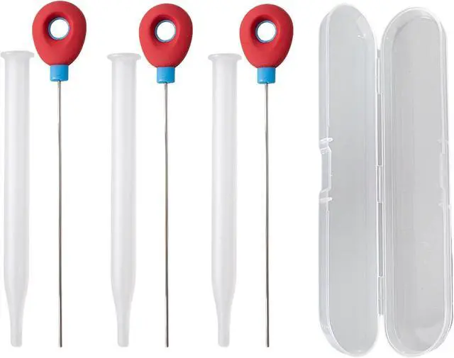 Main image of Cake Tester for Baking Doneness, 3-Pack Stainless Steel Set