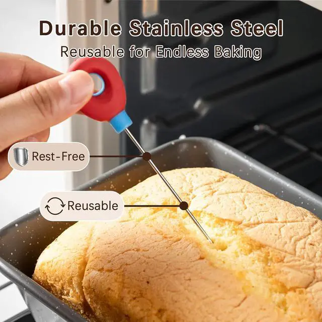 Alt view image 4 of 7 - Cake Tester for Baking Doneness, 3-Pack Stainless Steel Set