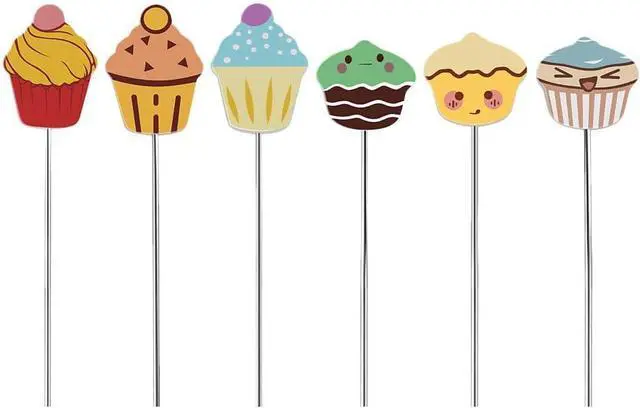 Main image of 6 pcs Cake Testers Baking Tester Set Stainless Steel Cake Probe Needles for Doneness Testing 1-6 in Lengths Reusable Kitchen Baking Tools for Cakes Bread Muffins