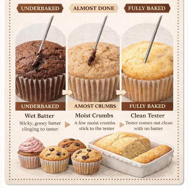Alt view image 6 of 7 - Cake Tester for Baking Doneness, 3-Pack Stainless Steel Set
