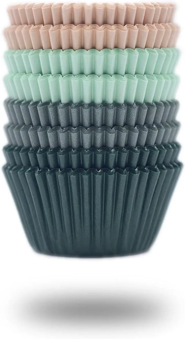 Main image of Bake Choice 200 Pcs Cupcake Liners for Baking, Standard Size, Calyx Series