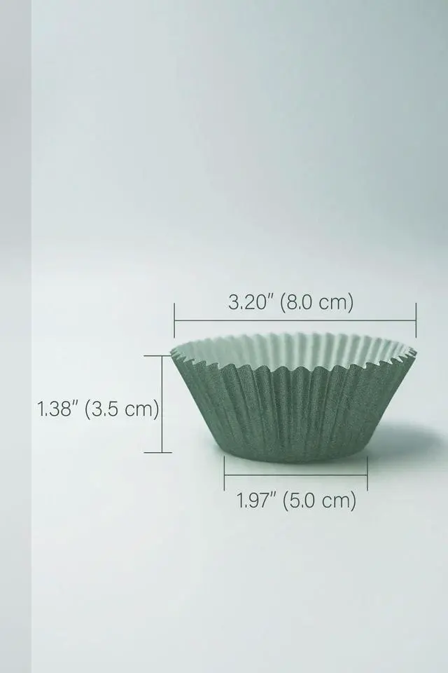 Alt view image 2 of 7 - Bake Choice 200 Pcs Cupcake Liners for Baking, Standard Size, Calyx Series