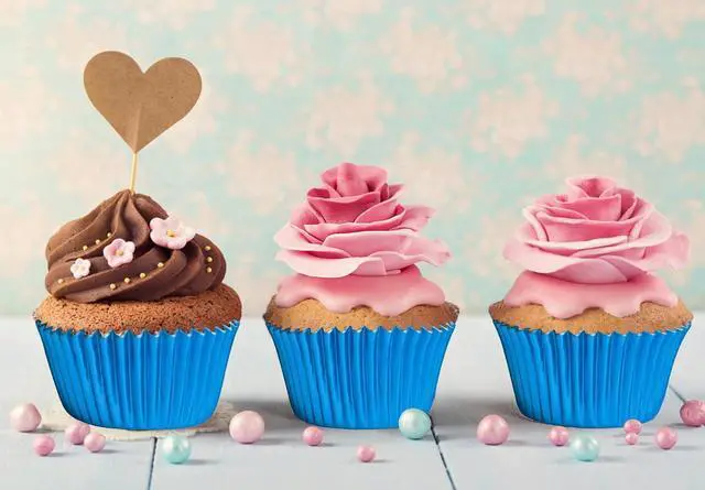Alt view image 4 of 7 - Blue-Foil Cupcake-Liners Baking-Cupcake,For Birthday Parties Wedding 100Pcs