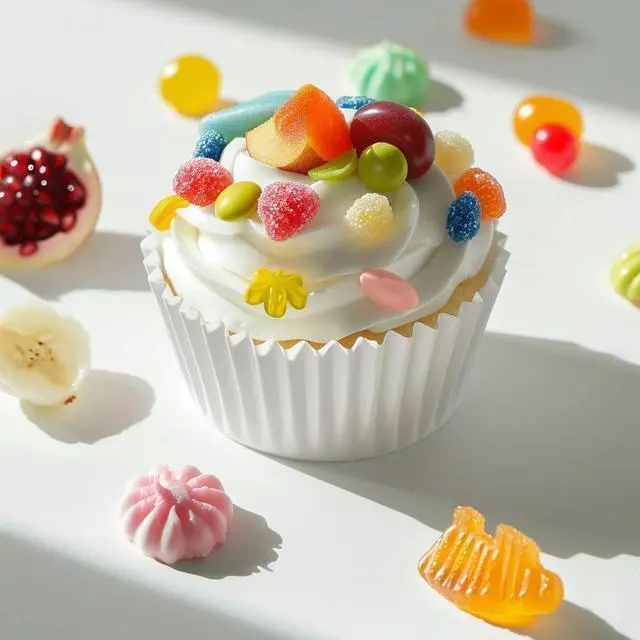 Alt view image 3 of 6 - 200pcs White Standard Cupcake Liners, Muffin Baking Cup Liners