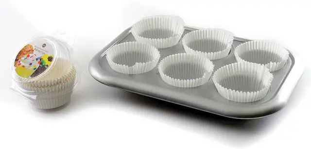 Alt view image 2 of 6 - Norpro Giant Muffin Cups, White, Pack of 48