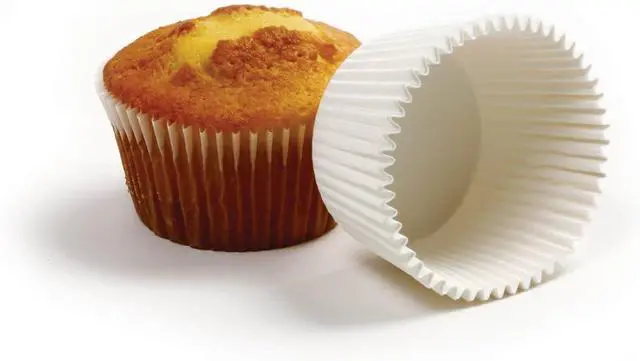 Alt view image 6 of 6 - Norpro Giant Muffin Cups, White, Pack of 48