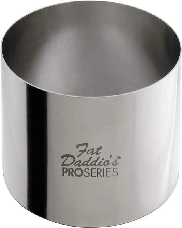 Main image of Fat Daddio's SSRD-27520 Stainless Steel Round Cake and Pastry Ring, 2.75 x 2 Inch, Silver