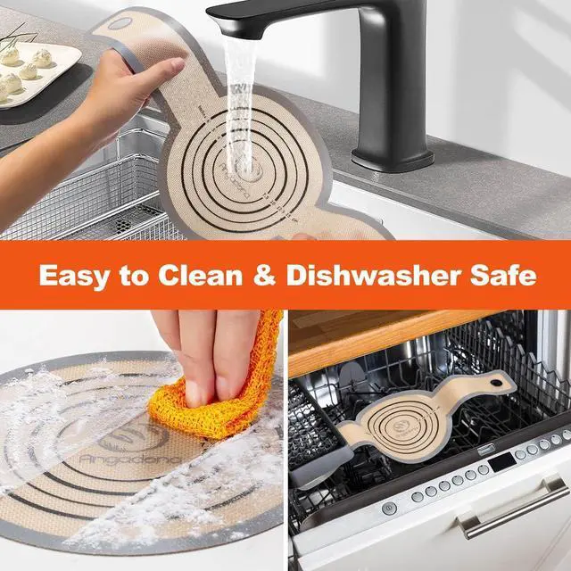 Alt view image 5 of 6 - Silicone Bread Sling Dutch Oven - Best Japan Silicone. Non-Stick & Easy Clean Reusable Bread Baking Mat. With Extra Long Handles Baking Sheet Liner, 1 Grey pcs for Transferable Dough