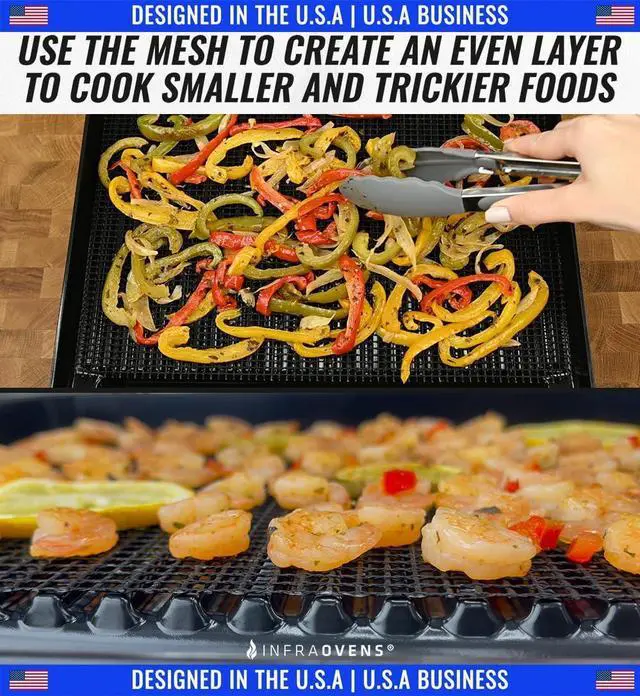 Alt view image 5 of 6 - Reusable Mats for Ninja Sizzle Indoor Grill & Griddle GR101, Accessories for Indoor Electric Griddle with Lid for Cooking and Grilling, Non-Stick Electric Appliances Accessory Set by INFRAOVENS