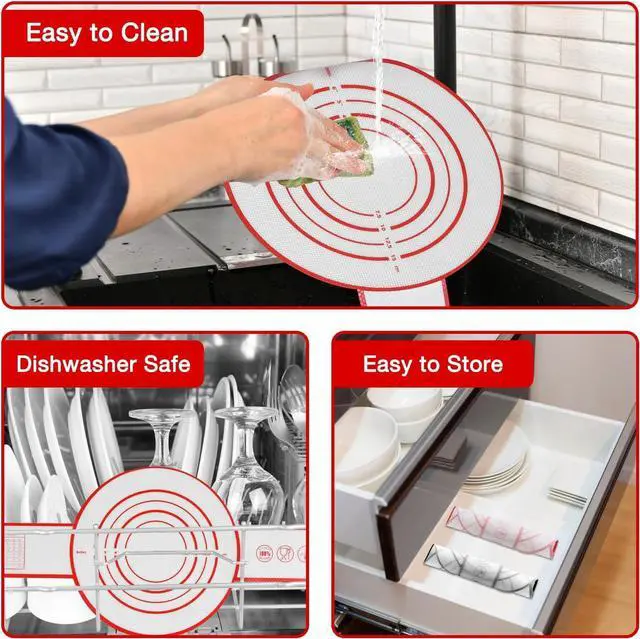 Alt view image 6 of 7 - 2 Pcs Sourdough Silicone Bread Sling for Dutch Oven Liners
