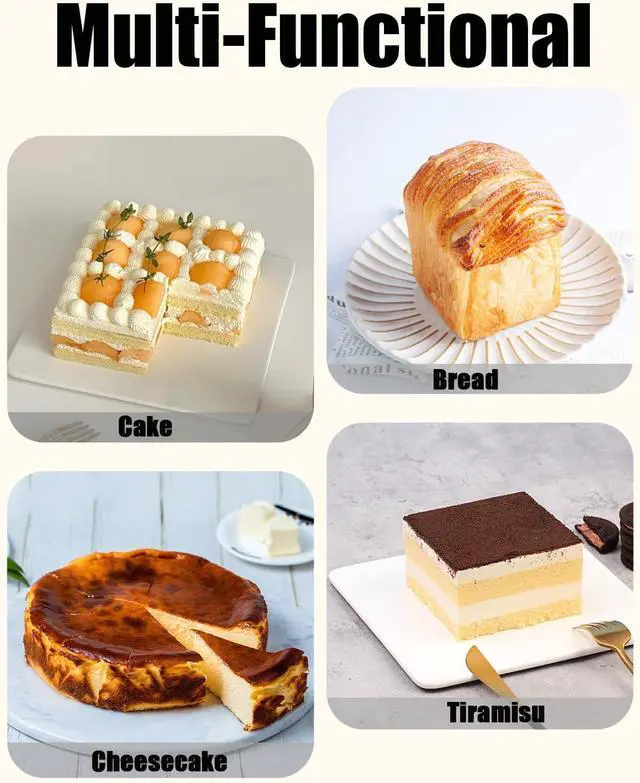 Alt view image 6 of 7 - Silicone Baking Pans Sets - Nonstick Silicone Bakeware Set with Bread Loaf Pan, Square/Round Cake Pan - Oven & Dishwasher Safe