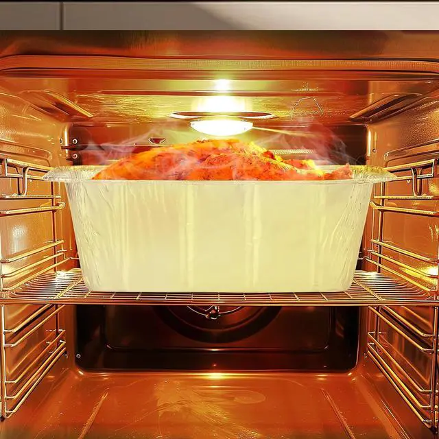 Alt view image 4 of 7 - Mini Loaf Pans 1Lb 30-Pack,Aluminum Foil Heavy Duty Disposable Bread Baking Pan Bread Tins for Baking Cakes, Breads,Meatloafs Size-8"x 3.5" x 2.5" (30 Packs)