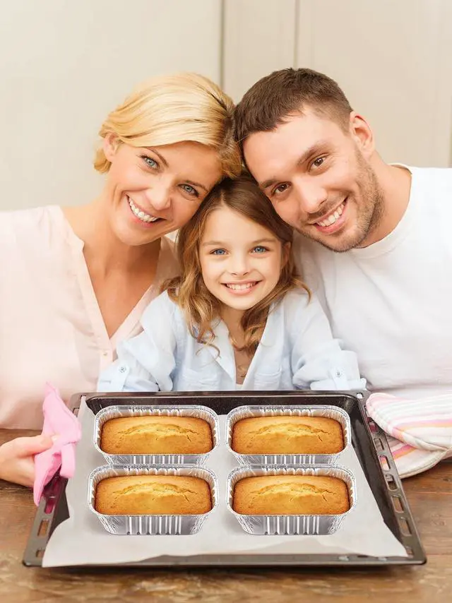 Alt view image 7 of 7 - NEEBAKE 30 Pack 6x3.5x2 Disposable Aluminum Loaf Pans - 1 Lb Mini Loaf Pans, Small Aluminum Tin Foil Baking Pan, Food Containers for Baking, Cakes, Bread, Meat, Loaves