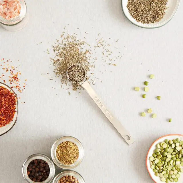 Alt view image 4 of 7 - RSVP International Endurance Kitchen Collection Open Stock Measuring Spoon, Stainless Steel, Dishwasher Safe, 0.5-Teaspoon