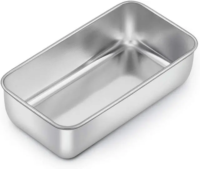 Main image of E-far Loaf Pan for Baking Bread, 9 x 5 Inch Stainless Steel Bread Pan