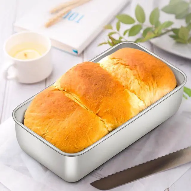Alt view image 6 of 7 - E-far Loaf Pan for Baking Bread, 9 x 5 Inch Stainless Steel Bread Pan