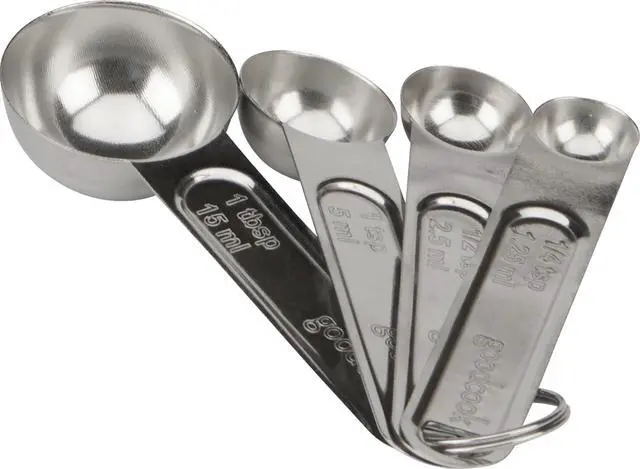 Alt view image 4 of 5 - GoodCook Everyday Measuring Spoons, Set of 4
