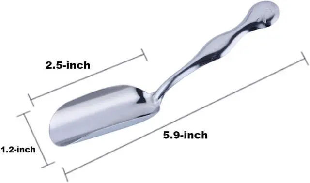 Alt view image 2 of 7 - 10 Pcs Mini Candy Scoops Stainless Steel Tea Coffee Ice Shovel Teaspoon Small Shovel for Tea, Coffee, Candy, Ice Cream, Dessert, Sugar, Kitchen Or Buffet