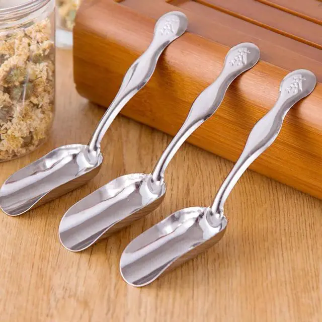 Alt view image 3 of 7 - 10 Pcs Mini Candy Scoops Stainless Steel Tea Coffee Ice Shovel Teaspoon Small Shovel for Tea, Coffee, Candy, Ice Cream, Dessert, Sugar, Kitchen Or Buffet