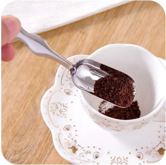 Alt view image 5 of 7 - 10 Pcs Mini Candy Scoops Stainless Steel Tea Coffee Ice Shovel Teaspoon Small Shovel for Tea, Coffee, Candy, Ice Cream, Dessert, Sugar, Kitchen Or Buffet
