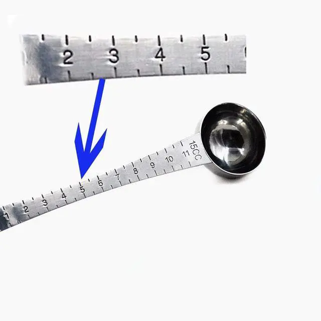 Alt view image 6 of 7 - CoaGu Dual-Measure Coffee Scoop Set: 1 Tsp (5ml) & 1 Tbsp (15ml) Long-Handled Stainless Steel Scoops for Precise Coffee and Baking Measurements