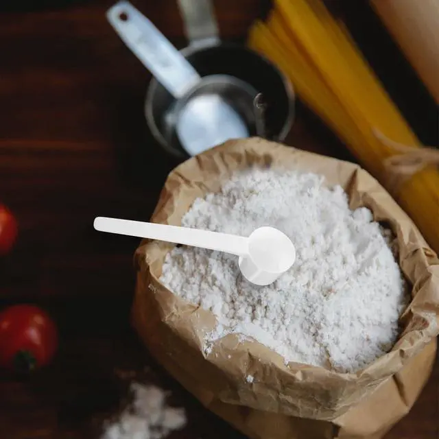 Alt view image 3 of 7 - DOITOOL 10 Pack Plastic Measuring Spoon 5 Gram Scoop for Milk Powder Formula Seasoning Flour Baking Soda Tea and Liquid Ingredients Reusable Kitchen Measuring Spoon