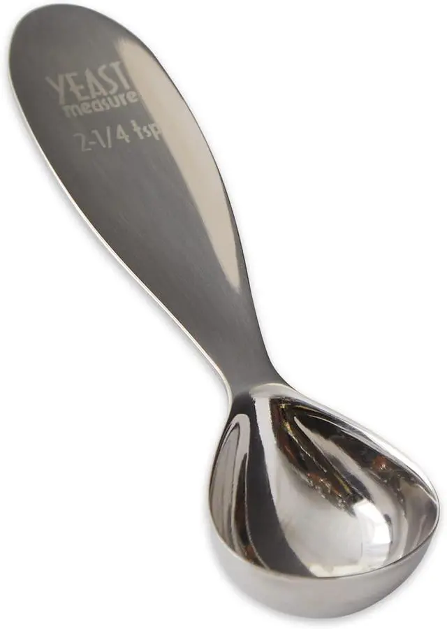 Main image of RSVP International Endurance Kitchen Collection Measuring Tools, Dishwasher Safe, Yeast, 2.25-Teaspoons, Stainless Steel