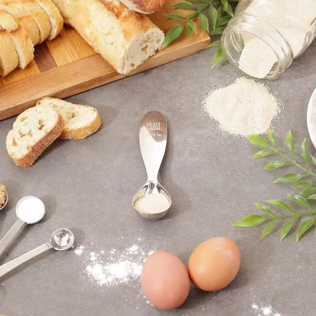 Alt view image 4 of 6 - RSVP International Endurance Kitchen Collection Measuring Tools, Dishwasher Safe, Yeast, 2.25-Teaspoons, Stainless Steel