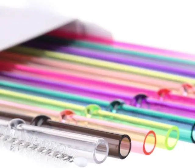 Alt view image 6 of 7 - Dakoufish 13 Inch Reusable Plastic Replacement Straws For 40/30 oz Tumbler