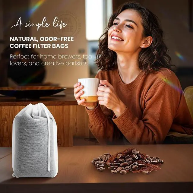 Alt view image 4 of 7 - Cold Brew Bags, 120 Count Brew Coffee Filter Bags, 4x6 Inch