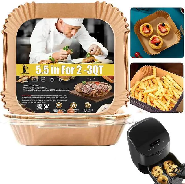 Main image of Small Air Fryer Liners, 2 2.1 2.6 3qt Mini Air Fryer Liners