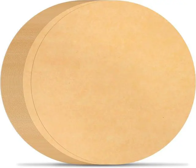 Main image of BYKITCHEN 12 Inch Parchment Paper Rounds for Pizza Makers, Cake Pans,100pcs