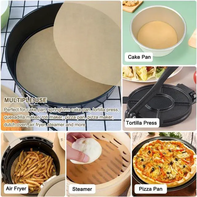 Alt view image 5 of 7 - BYKITCHEN 12 Inch Parchment Paper Rounds for Pizza Makers, Cake Pans,100pcs