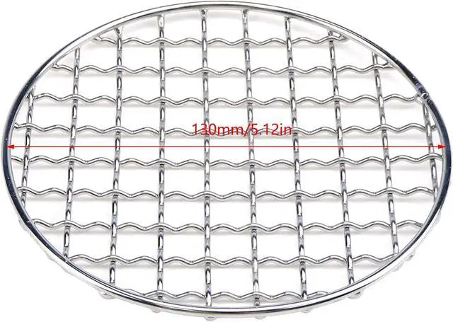 Alt view image 4 of 5 - Cooling Rack Stainless Steel Wire Rack Barbecue Baking Net, Round
