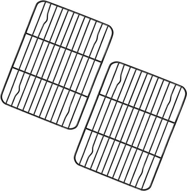 Main image of TeamFar Cooling Rack, 8.75" x 6.25" Coated Stainless Steel Wire Rack