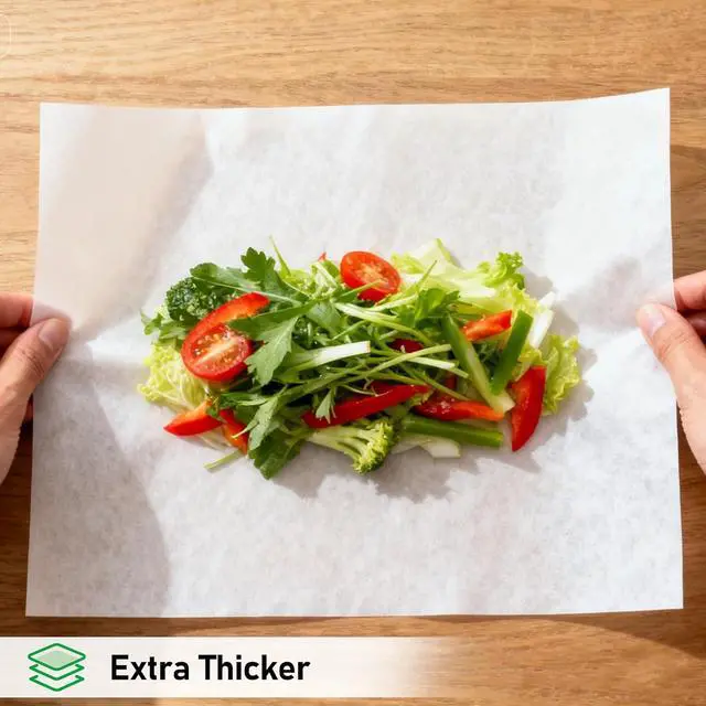 Alt view image 5 of 7 - EcoDispose 100 Pcs Non-Stick Parchment Paper Baking Sheets 12-3/16"x16-3/8"
