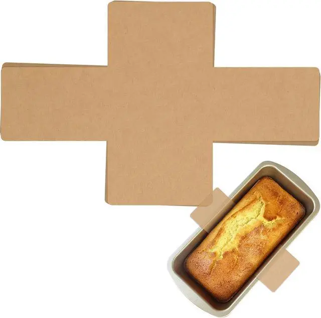 Main image of Loaf Pan Liners with Handles for Bread Pans 8.5x4.5/9x5/10x5 Inch 100 Pack