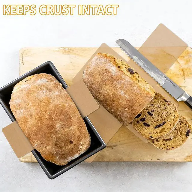 Alt view image 6 of 7 - Loaf Pan Liners with Handles for Bread Pans 8.5x4.5/9x5/10x5 Inch 100 Pack