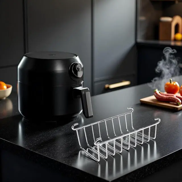 Alt view image 5 of 7 - Silver 8 Holes Stainless Steel Tool Toast Cooling Grid Bread Rack Rectangle Air Fryer Accessories Organizer Safe Healthy Stainless Steel Toast Rack Baking Tools Accessories Cooling Racks