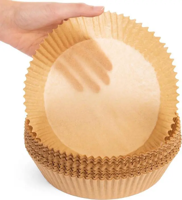 Alt view image 4 of 6 - Air Fryer Liners Disposable Parchment Paper, 100 Count - Round 6-7 Inch