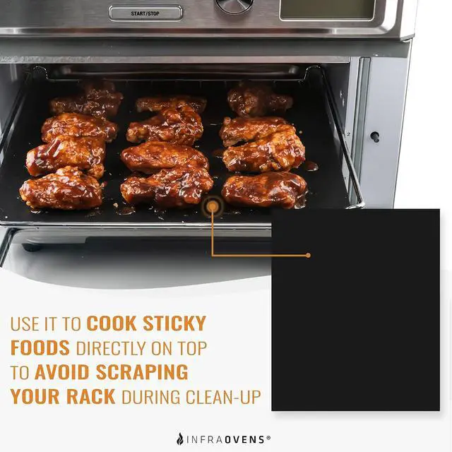 Alt view image 6 of 6 - Parchment Paper Sheets for Toaster Oven Air Fryer 9 x 11 Compatible with Gowise, Cuisinart, Black Decker, Emeril Lagasse, Breville + More, Perforated Non-Stick Paper Liners for Cooking on Oven Rack