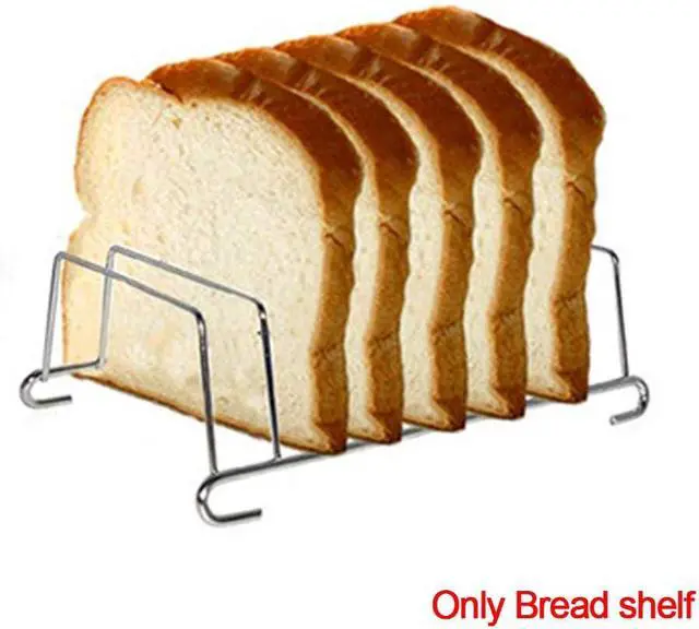 Alt view image 3 of 7 - Toast Rack,Stainless Steel Tool Cooling Grid Bread Rack Rectangle Air Fryer Accessories
