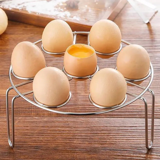 Alt view image 4 of 5 - Egg Steamer Rack, Steamer Trivet Basket Pressure Cooker Accessories
