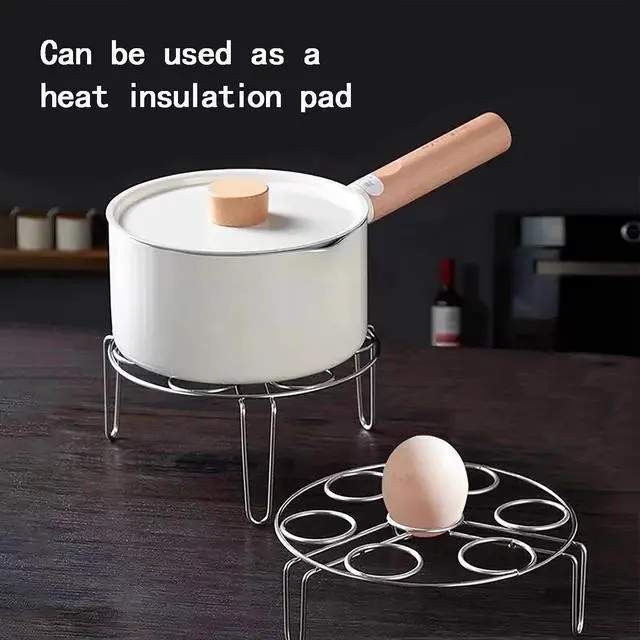 Alt view image 5 of 5 - Egg Steamer Rack, Steamer Trivet Basket Pressure Cooker Accessories