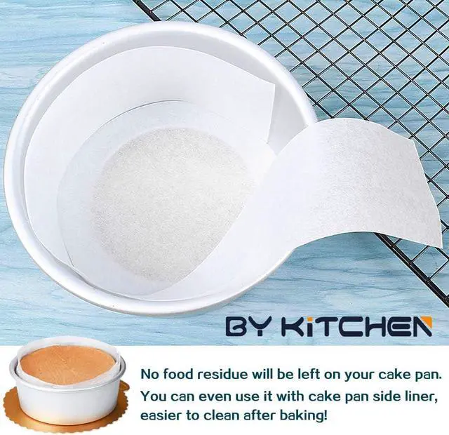 Alt view image 6 of 7 - BYKITCHEN 200PCS 8 Inch Parchment Paper Rounds for Cake Pan, Tortilla Press