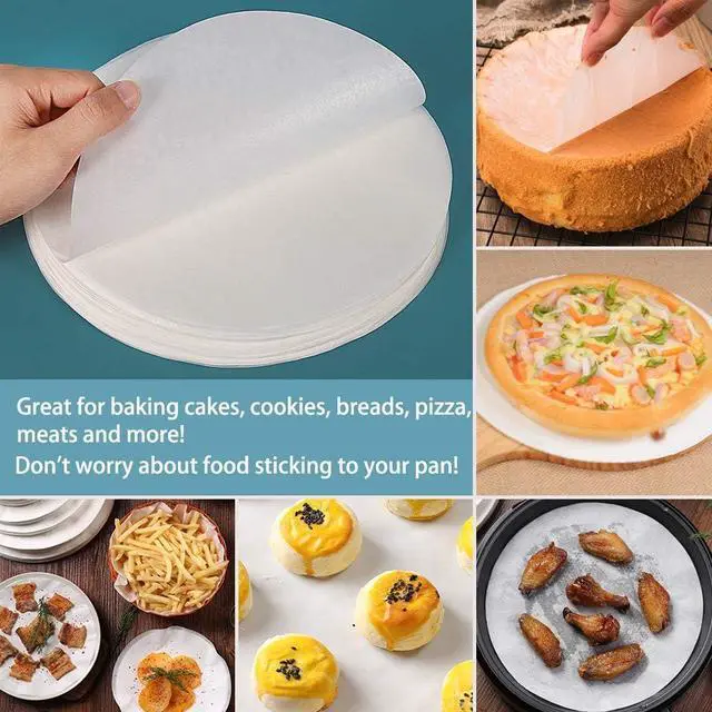 Alt view image 5 of 7 - BYKITCHEN 200PCS 8 Inch Parchment Paper Rounds for Cake Pan, Tortilla Press