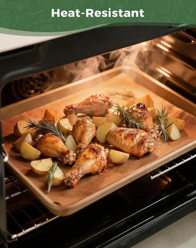 Alt view image 5 of 7 - 9x13 Inches Parchment Paper Sheets for Baking, Unbleached & Precut