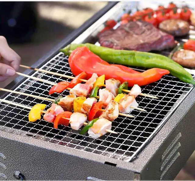 Alt view image 5 of 5 - Roasting Racks, 2 Pcs 11.8 Inch x 7.9 Inch Stainless Steel Grill Racks Grid Net for Baking and Cooling of Barbeque in Oven, Party, Dinning and Outdoors (2, 11.8 inch x 7.9 inch)