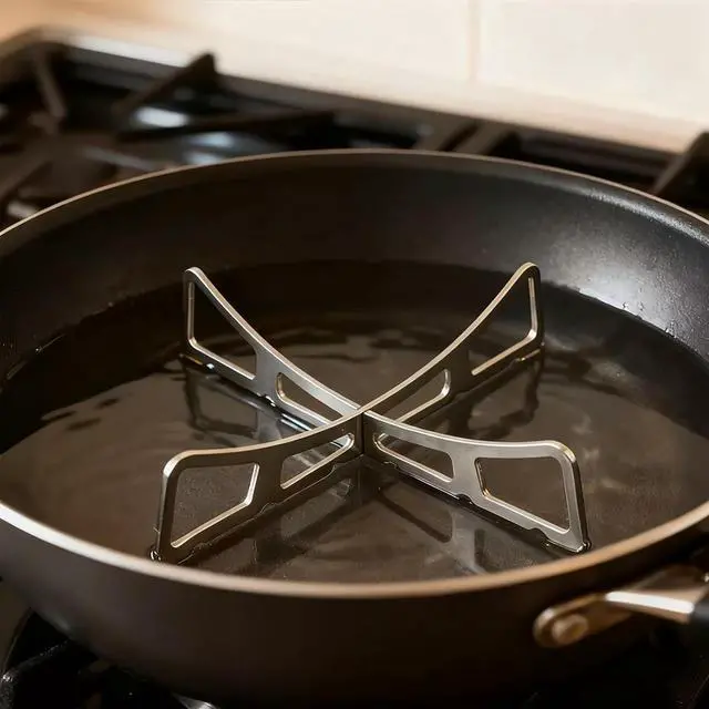 Alt view image 5 of 6 - MIUPOO Cooking Rack,Stainless Steel Steam Tray,Cooling Steaming Grilling Rack Removable,for Cooking Steaming Cooling,4.85 Inches,2 Pieces.